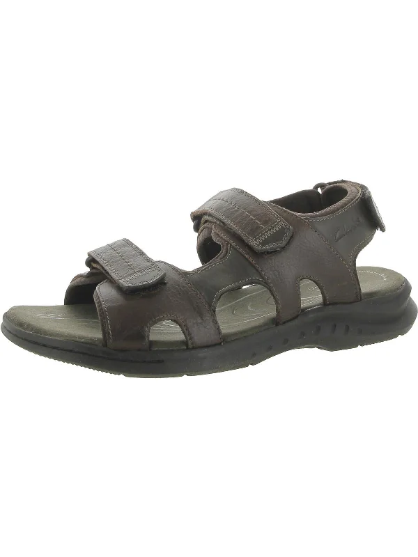 Walkford Walk Mens Leather Lifestyle Slingback Sandals